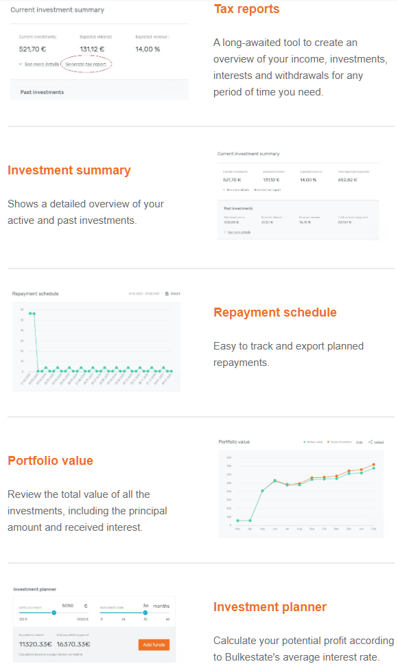 Bulkestate platform updates